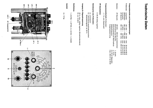 AM-Einschub 372; Nordmende, (ID = 1923907) Equipment