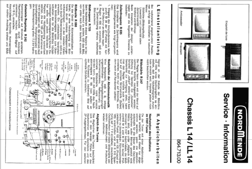 Ambassador Chassis L14/LL14 864.713.00; Nordmende, (ID = 1099251) Television