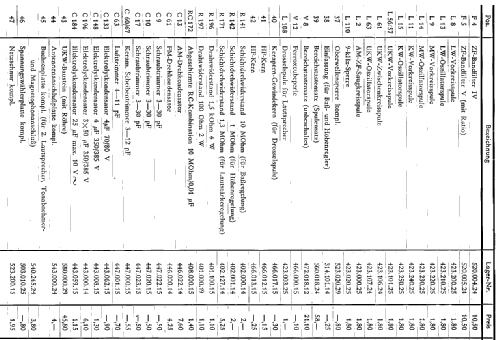 Arabella 59/3D Ch= 59/632; Nordmende, (ID = 2043705) Radio