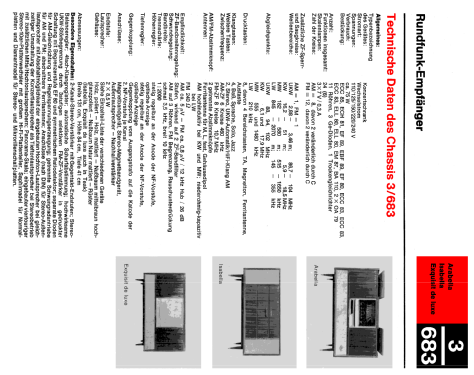 Arabella-Stereo Ch= 3/683; Nordmende, (ID = 652666) Radio