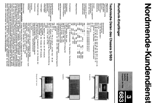 Arabella-Stereo Ch= 3/683; Nordmende, (ID = 1401012) Radio