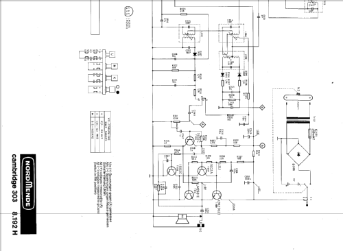 Cambridge 303 8.192 H; Nordmende, (ID = 322241) Radio