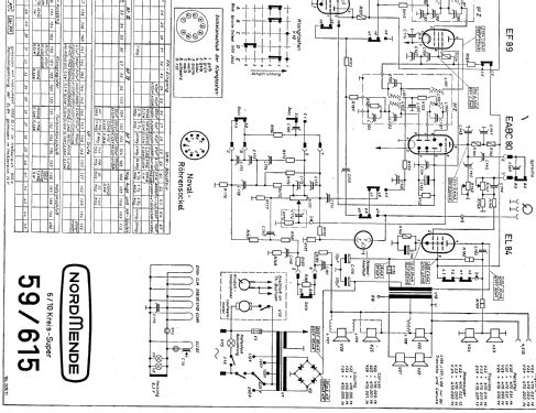 Caruso 59/3D Ch= 59/615; Nordmende, (ID = 59417) Radio