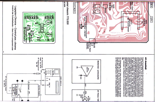 Chassis F IV horiz.773.535.A 00 vert.773.536.A 00; Nordmende, (ID = 1647196) Television