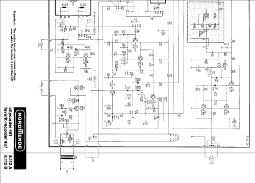 Citycorder 481 8.112A; Nordmende, (ID = 355741) Radio