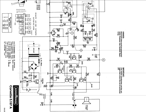 Corvette 5.197A 975.197A; Nordmende, (ID = 122887) Radio