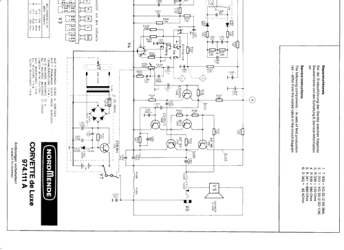 Corvette de Luxe 974.111; Nordmende, (ID = 260637) Radio