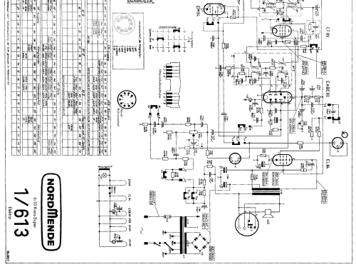 Elektra E13 Ch= 1/613; Nordmende, (ID = 296683) Radio