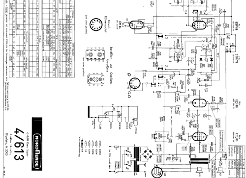 Elektra V13 Ch= 4/613; Nordmende, (ID = 45479) Radio