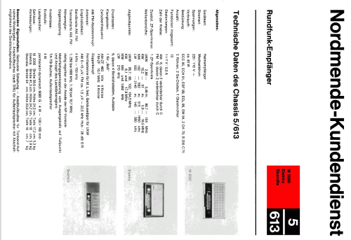 Elektra F13 Ch= 5/613 865.613.00; Nordmende, (ID = 687681) Radio