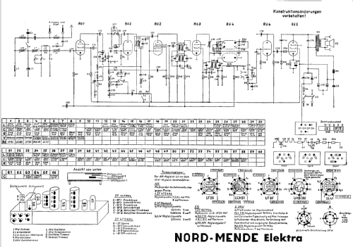 Elektra Ch= 5210; Nordmende, (ID = 1015109) Radio