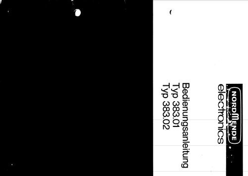 Elektronenschalter und Quarzmarken Einschub 383.02; Nordmende, (ID = 1938997) Equipment