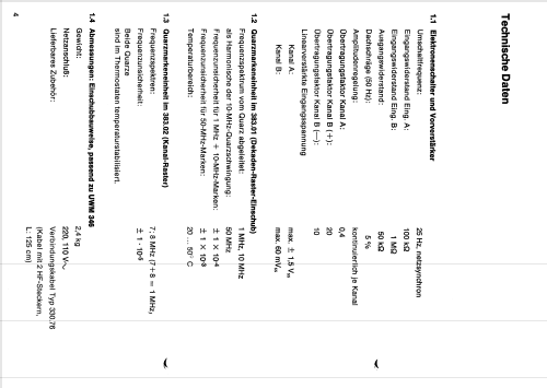 Elektronenschalter und Quarzmarken Einschub 383.02; Nordmende, (ID = 1939007) Equipment