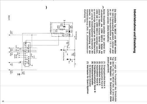 Elektronenschalter und Quarzmarken Einschub 383.02; Nordmende, (ID = 1939008) Equipment