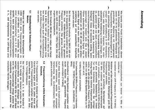 Elektronenschalter und Quarzmarken Einschub 383.02; Nordmende, (ID = 1939012) Equipment