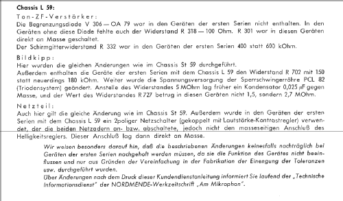 Exquisit 59 859.732.00 Ch= L59 + Rfk. Ch= 59/632; Nordmende, (ID = 275430) TV-Radio
