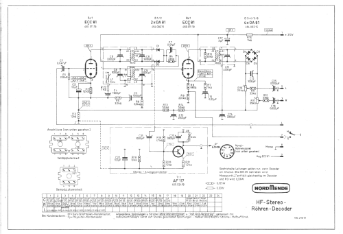 Exquisit de Luxe-Stereo Ch= L14 + LL14 + Rdf. Ch= 4/683; Nordmende, (ID = 1473888) TV-Radio