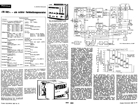 Farb-Generator FG 387; Nordmende, (ID = 2169777) Equipment