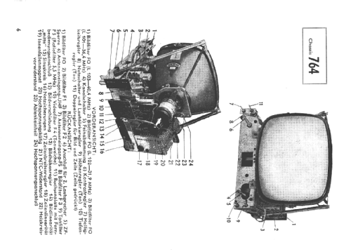 Favorit 57 Ch= 764; Nordmende, (ID = 1105058) Television