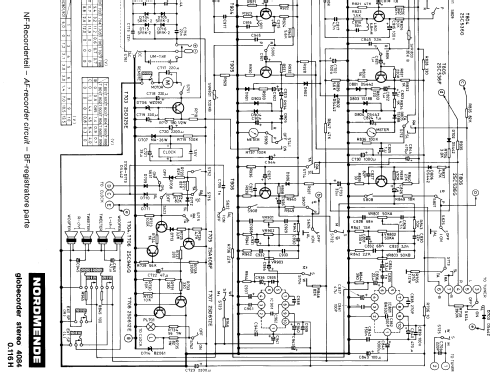Globecorder Stereo 4084 0.116 H ; Nordmende, (ID = 118509) Radio