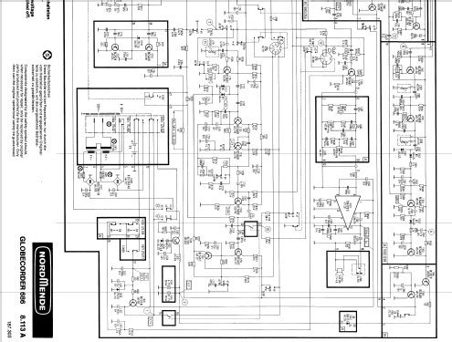 Globecorder 686 8.113A; Nordmende, (ID = 365005) Radio