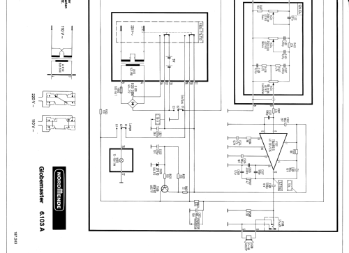 Globemaster 6.103 A; Nordmende, (ID = 169982) Radio