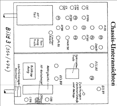 Kapitän 54 Ch= 474; Nordmende, (ID = 398337) Television