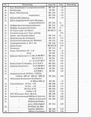 Kommodore 54 Ch= 364 + Rfk. Ch= 303; Nordmende, (ID = 2757781) Fernseh-R