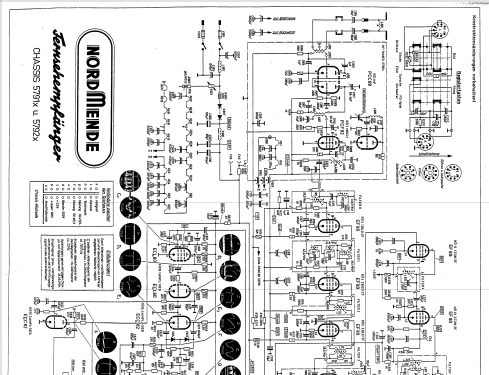 Kommodore Phono 58 Ch= 5791X + Rfk. Ch= 606; Nordmende, (ID = 315111) TV Radio