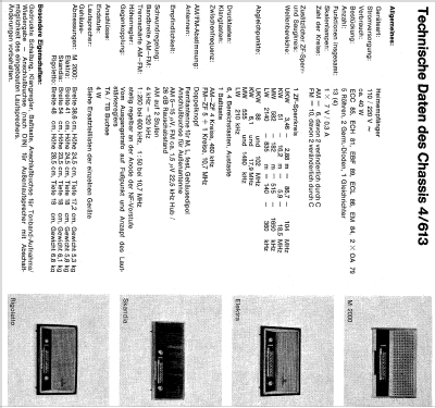 M2000 V25 Ch= 4/613; Nordmende, (ID = 149272) Radio