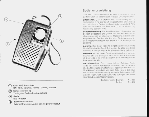 Mikrobox 6.187H; Nordmende, (ID = 1410800) Radio