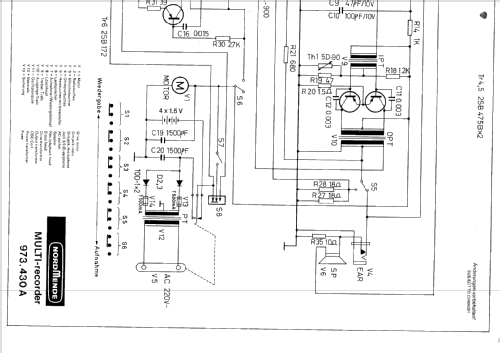 Multi-recorder 973.430.A; Nordmende, (ID = 107370) Reg-Riprod