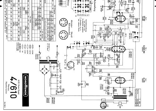 Norma LW V10 Ch= 4/610; Nordmende, (ID = 639811) Radio