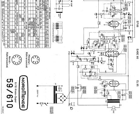 Norma 59 Ch= 59/610; Nordmende, (ID = 63711) Radio