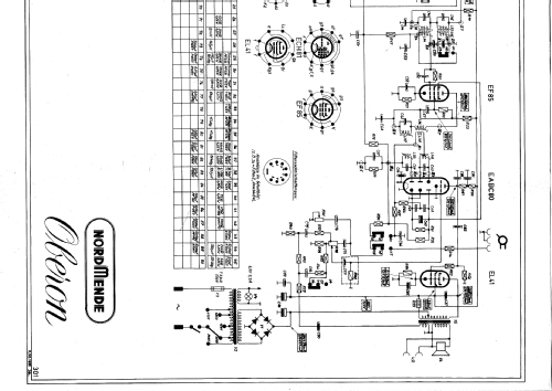 Oberon Ch= 301; Nordmende, (ID = 188765) Radio