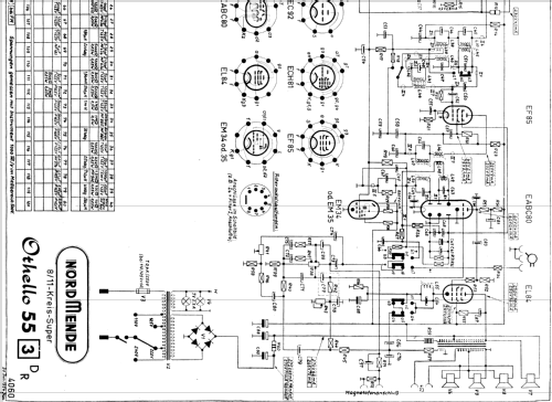 Othello 55/3DR Ch= 4060; Nordmende, (ID = 659407) Radio