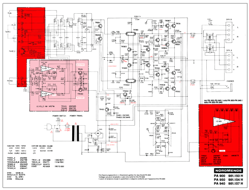 Philharmonic-HiFi-System PA900; Nordmende, (ID = 1117953) Ampl/Mixer
