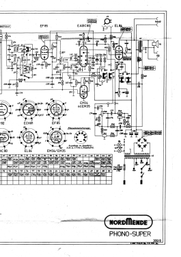 Phono-Super Ch= 308/8; Nordmende, (ID = 2719831) Radio