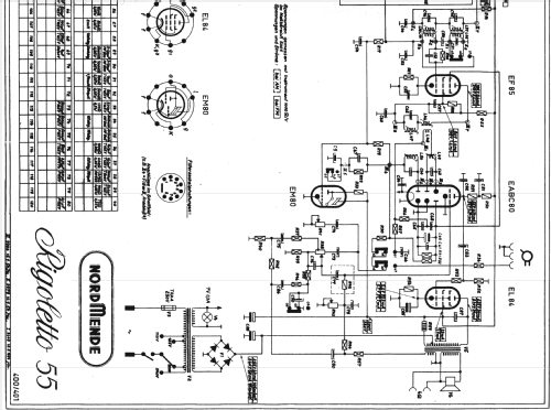 Rigoletto 55 Ch= 400/401; Nordmende, (ID = 1802076) Radio