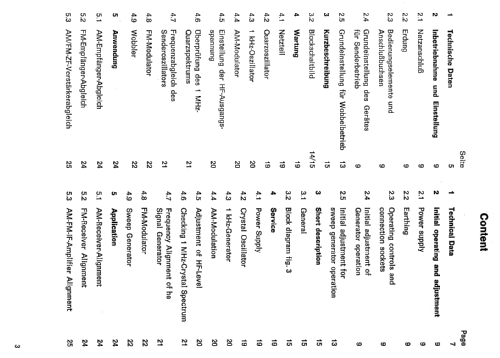 Rundfunkprüfsender RPS3302; Nordmende, (ID = 298686) Ausrüstung