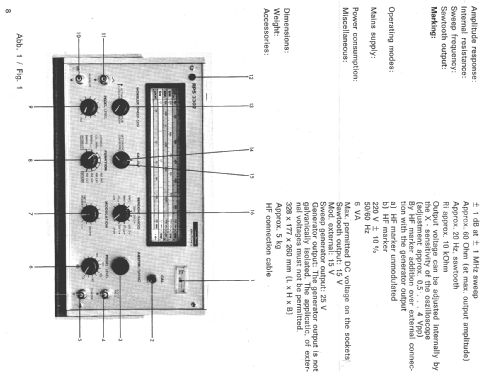 Rundfunkprüfsender RPS3302; Nordmende, (ID = 298690) Equipment