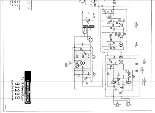 Spectra Futura M 969.124.A Ch= 9.123 B ; Nordmende, (ID = 381076) Radio