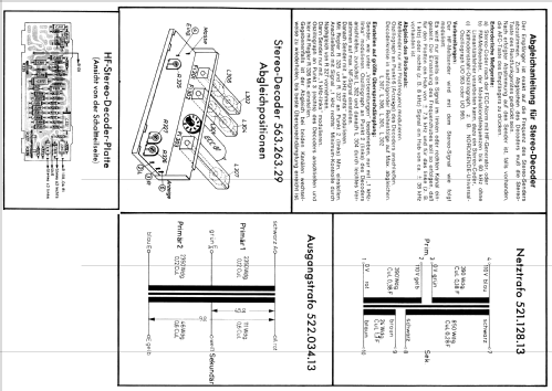 Stereo-Steuergerät 3007 I370 Ch= 7/675; Nordmende, (ID = 168413) Radio