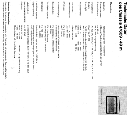 Stradella 49m V091 Ch= 4/609-49m; Nordmende, (ID = 62261) Radio