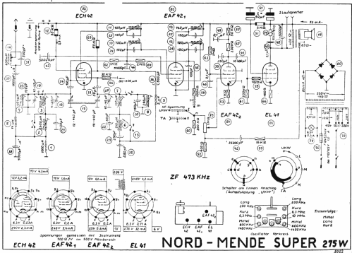 Super 275W; Nordmende, (ID = 1444024) Radio