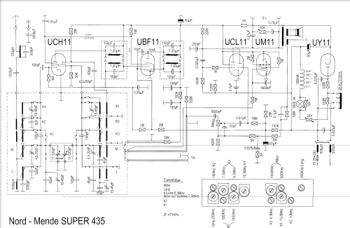 Super 435GW; Nordmende, (ID = 101266) Radio