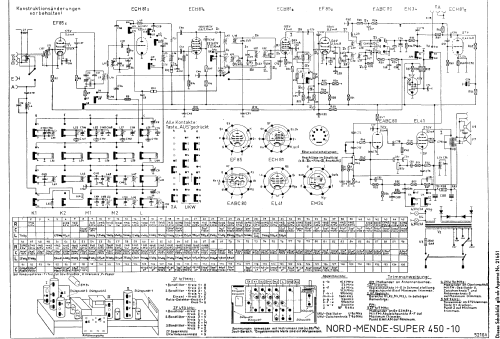 Super 450-10 Ch= 5216; Nordmende, (ID = 59252) Radio