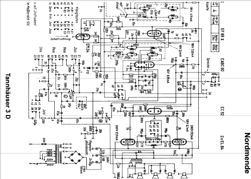 Tannhäuser 56/3D Ch= 512; Nordmende, (ID = 55977) Radio