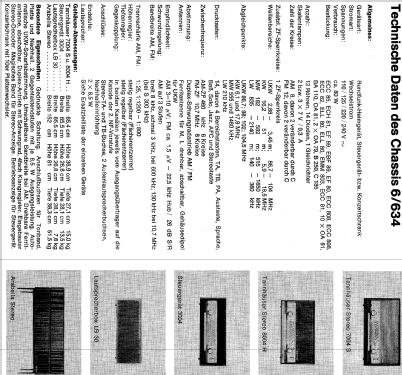 Tannhäuser-Stereo 7004S I360 Ch= 6/634; Nordmende, (ID = 284367) Radio