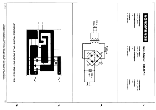 TR101 981.106; Nordmende, (ID = 2191233) TV Radio